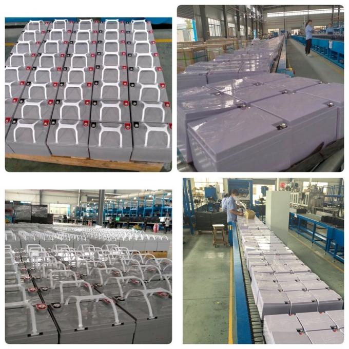 12v 100ah VRLA reguló la batería de plomo para el sistema de alarma solar 7