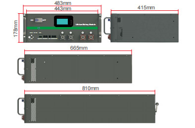 OEM 100A LiFePO4 Battery With IEC62619 UN38.3 MSDS CE Standard