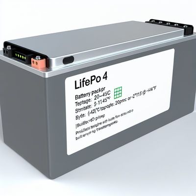 Compact Designed LiFePO4 Battery Pack for Storage Type -20-45C -4-113℉ and Built-in BMS