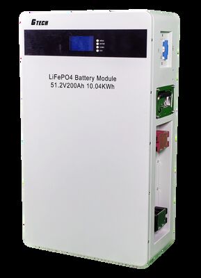 G TECH 51.2V 200Ah 10KWH Floor Stand ESS LiFePO4 Battery with 6000 Long Cycle Life for Residential Solar Energy Storage