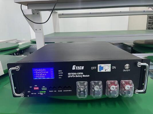 51.2V 100Ah 5kWh Rack-mounted LiFePO4 Battery Pack Residential Off Grid Solar Home Energy Storage Battery Built-in Smart BMS