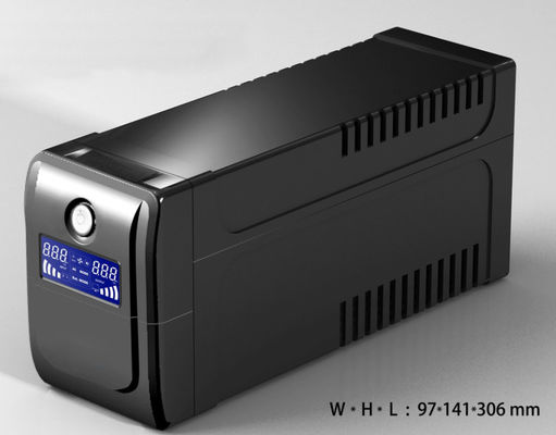 1KVA 1.5KVA Line Interactive UPS Modified Sine Wave Automatic Charging With Metal Plastic Case