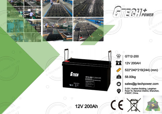 Recombinant Ventilated Lead Acid Battery 300A Max Discharge Current