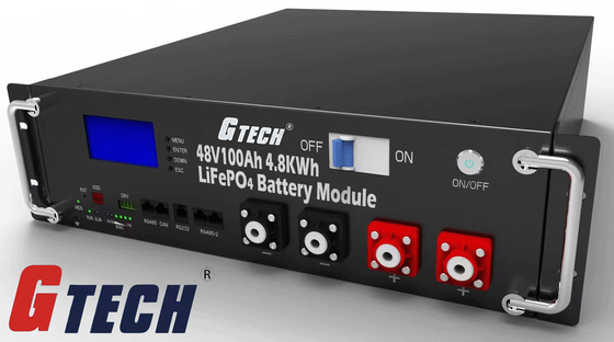 12V24V48V LiFePO4 Batería de 600*460*457mm de grado A para energía de respaldo