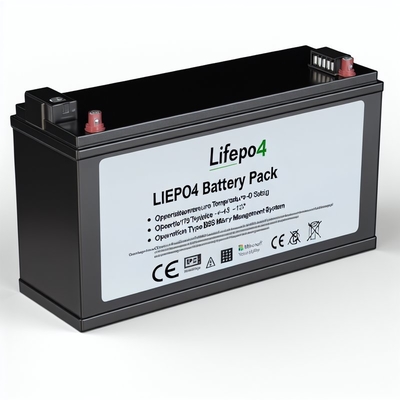 Conjunto de baterías LiFePO4 de diseño compacto para almacenamiento Tipo -20-45C -4-113°F y BMS incorporado