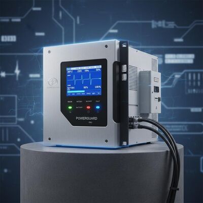 Potente UPS en línea de alta frecuencia que ofrece una alta capacidad de sobrecarga y un tiempo de respuesta rápido que garantiza el respaldo de energía en los sistemas de emergencia