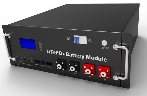 LiFePO4 Battery Pack 25.6V 200Ah 51.2KWh Rack Mounted Energy Storage Battery for UPS Power Station