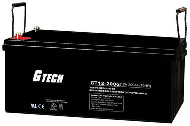 Batería profunda del GEL del panel solar del ciclo, batería de almacenamiento del poder 65-200Ah para la Sistema Solar