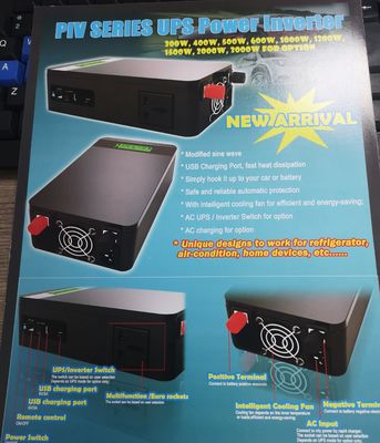 La CA de la serie 300W 3000W de PIV modificó el inversor de la onda sinusoidal